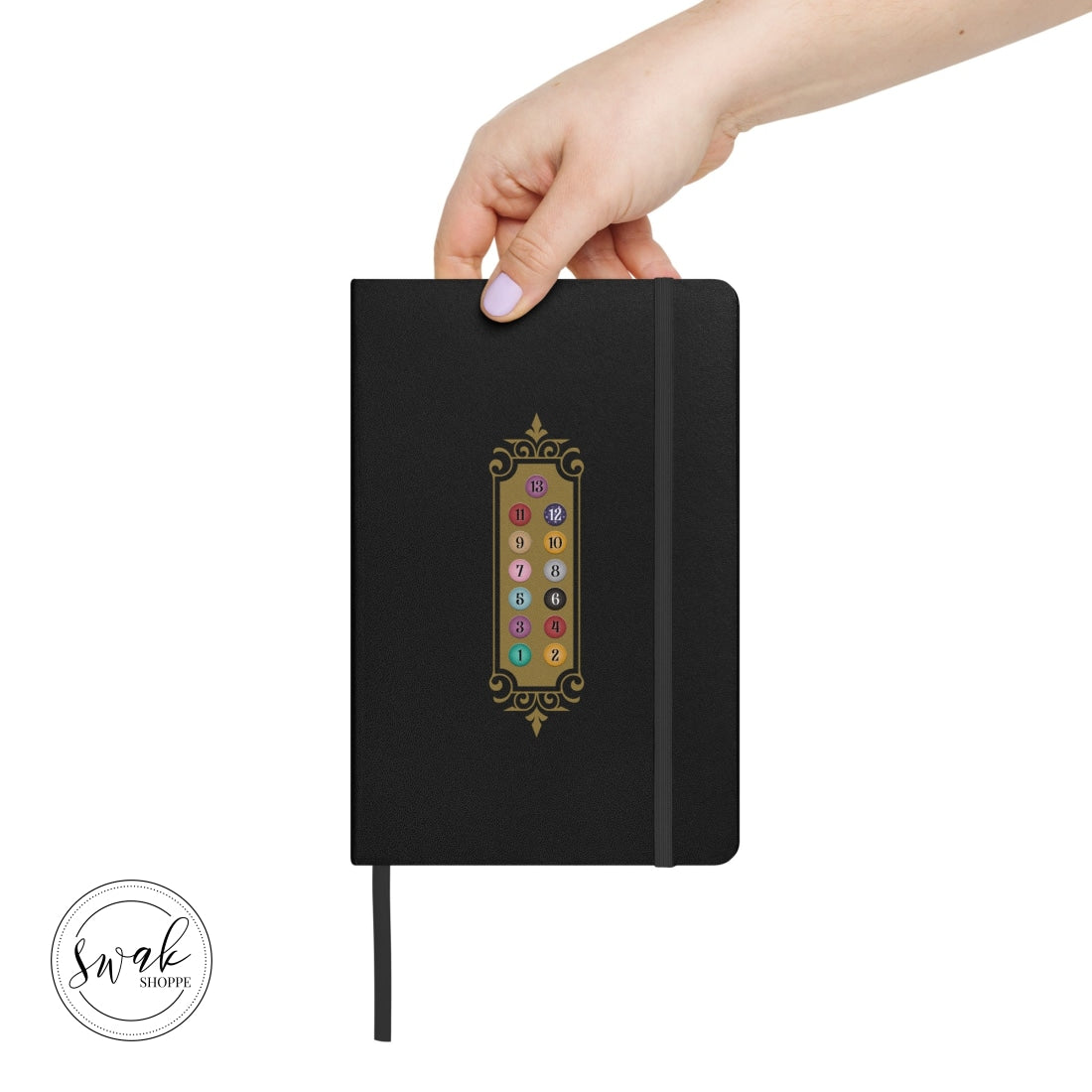 Bejeweled Elevator Button Hardcover Bound Notebook