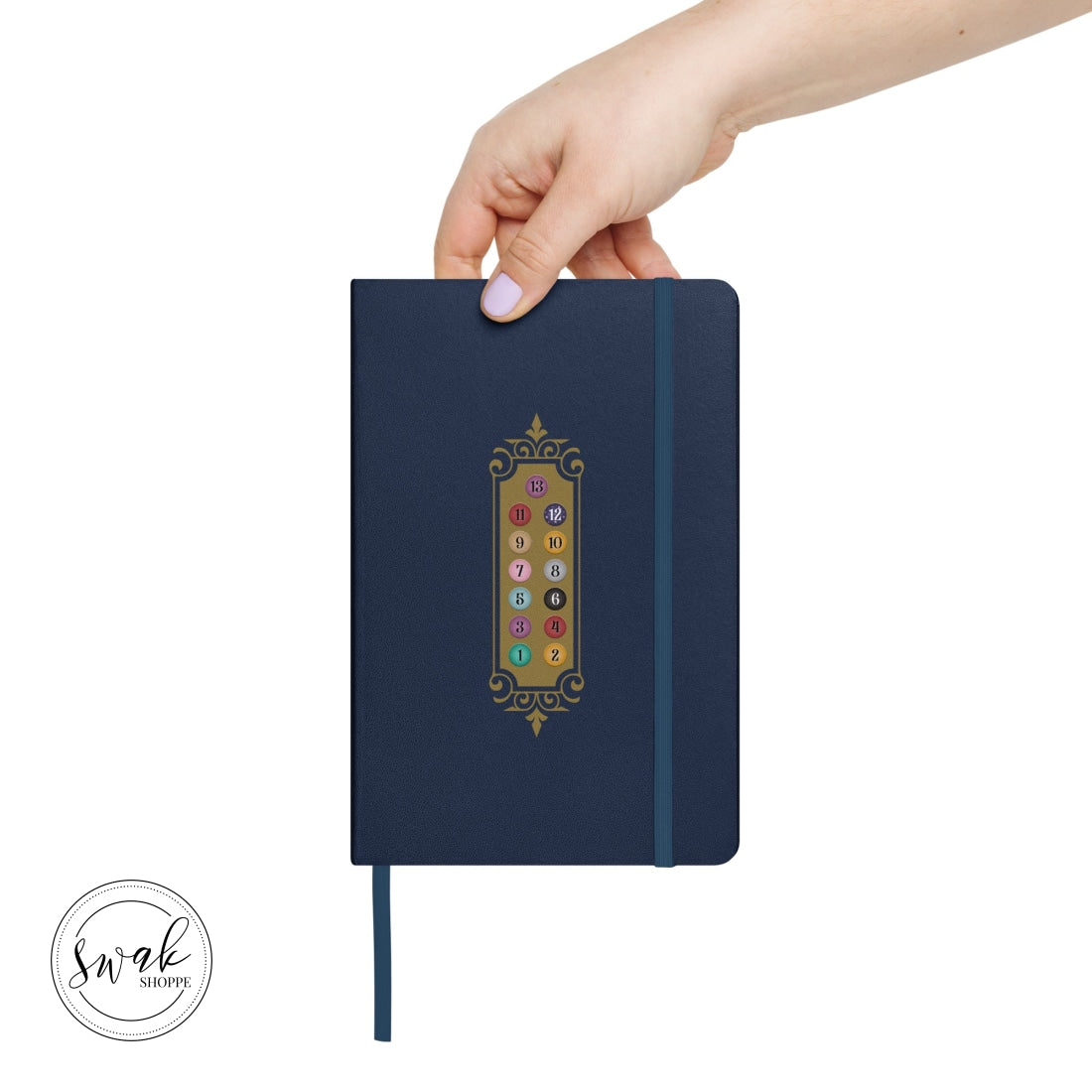 Bejeweled Elevator Button Hardcover Bound Notebook