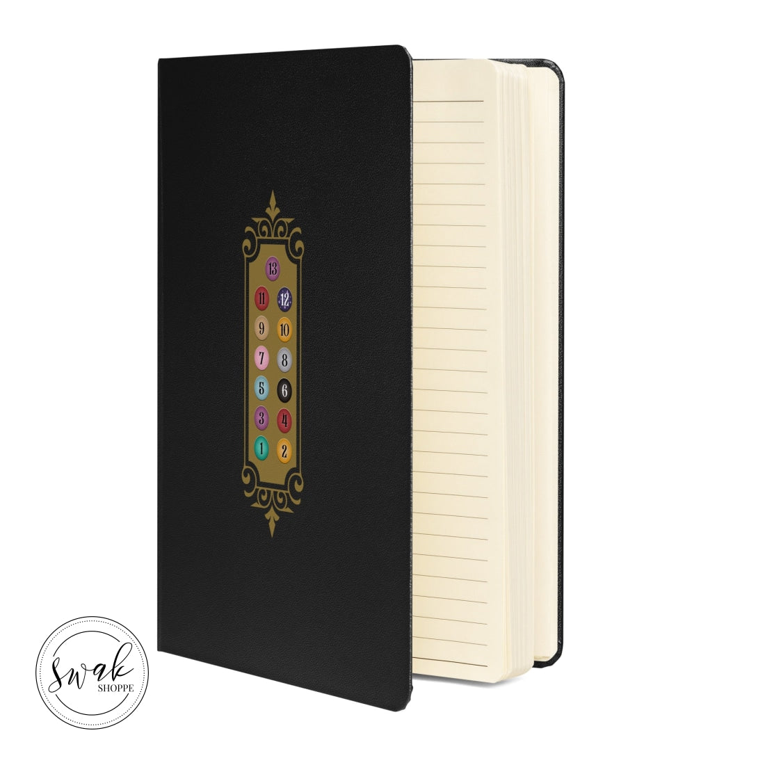 Bejeweled Elevator Button Hardcover Bound Notebook