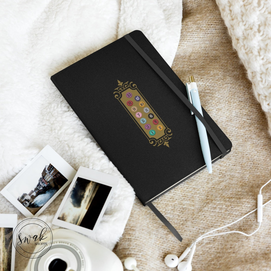 Bejeweled Elevator Button Hardcover Bound Notebook
