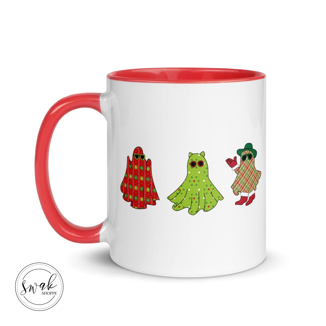 Holiday Festive Ghosts Mug Mugs