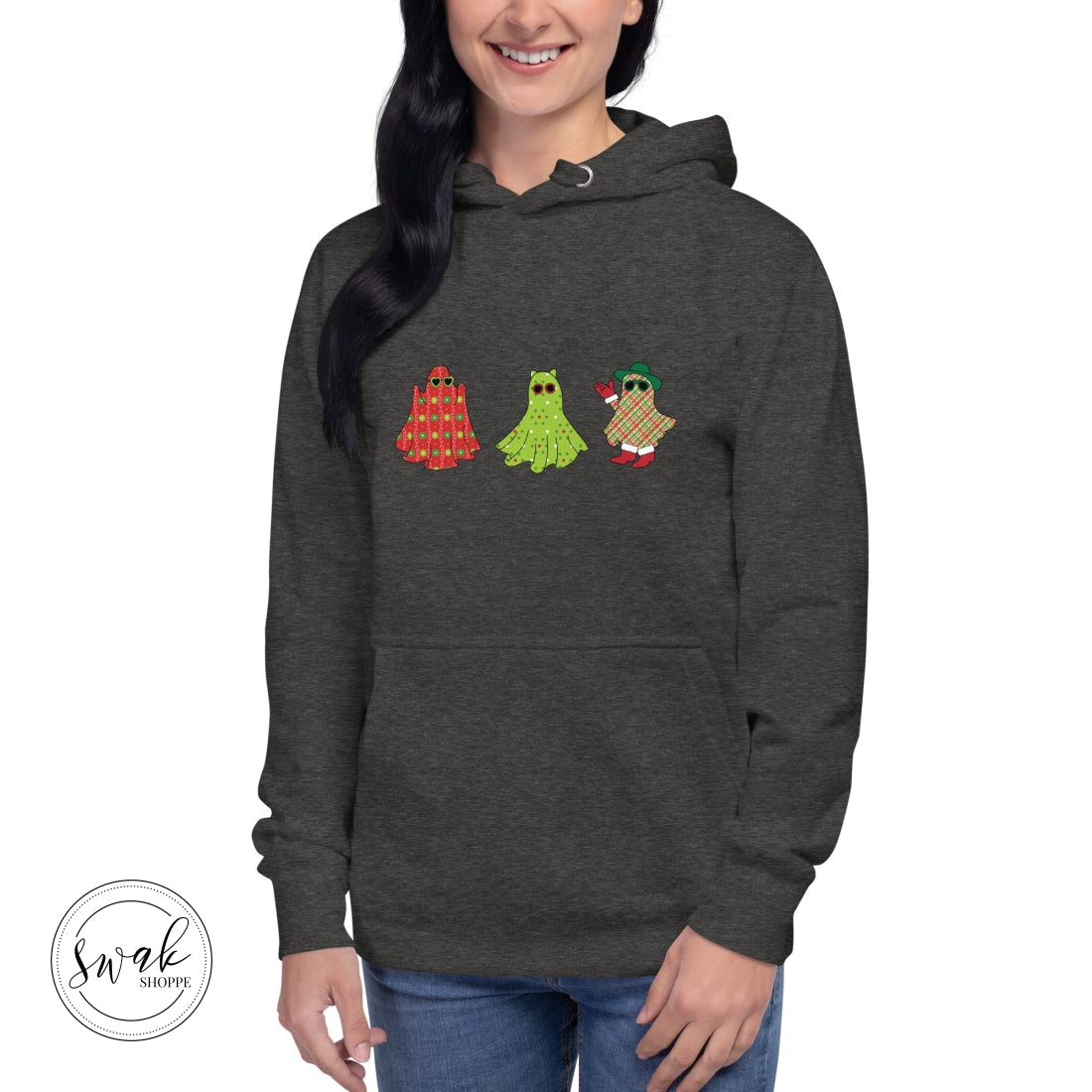 Holiday Festive Ghosts Unisex Hoodie