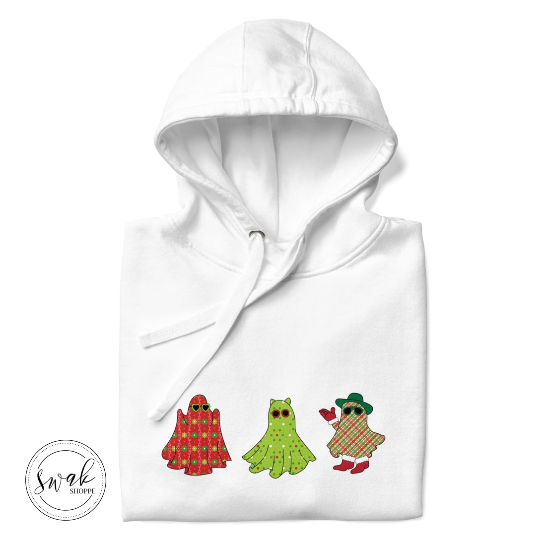 Holiday Festive Ghosts Unisex Hoodie