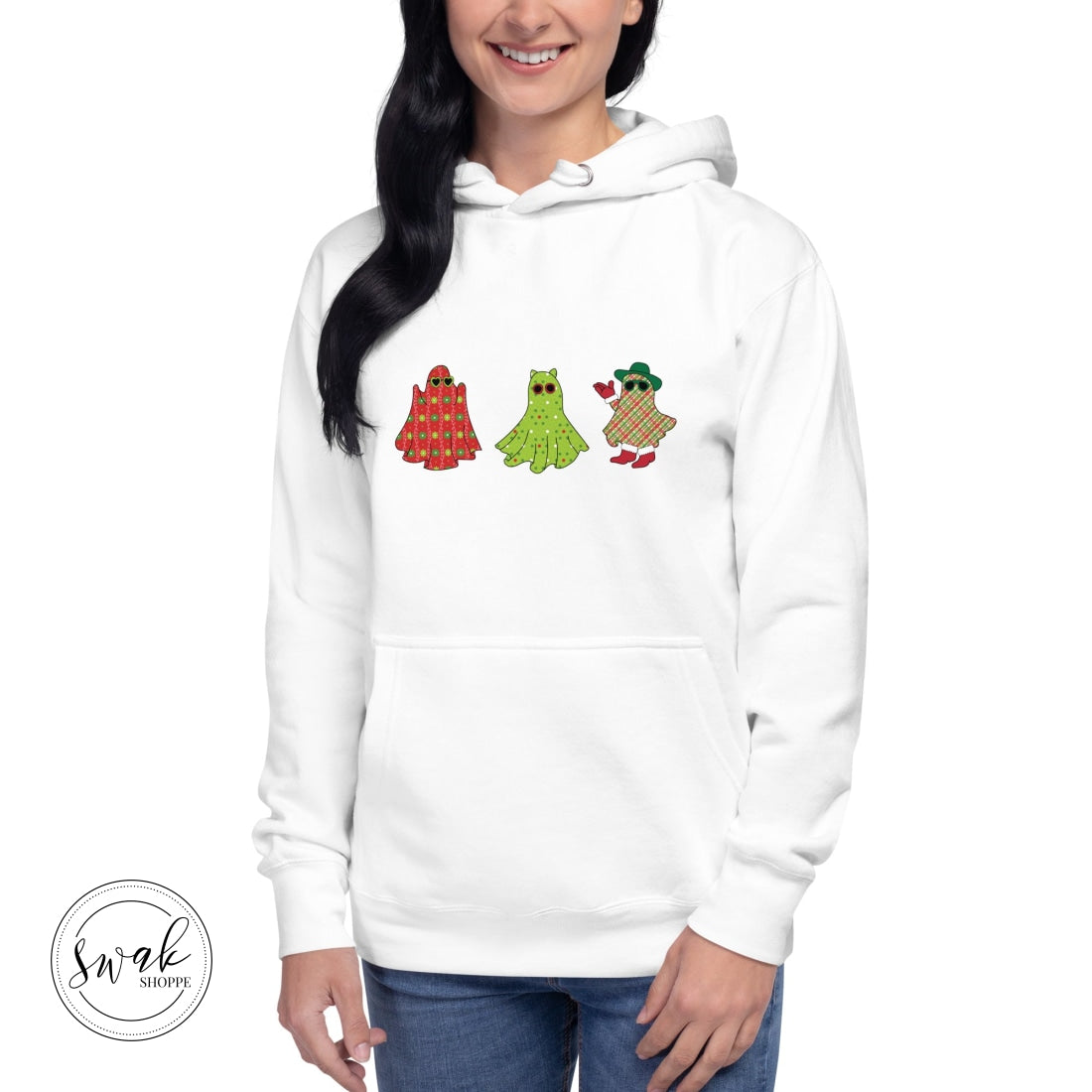 Holiday Festive Ghosts Unisex Hoodie