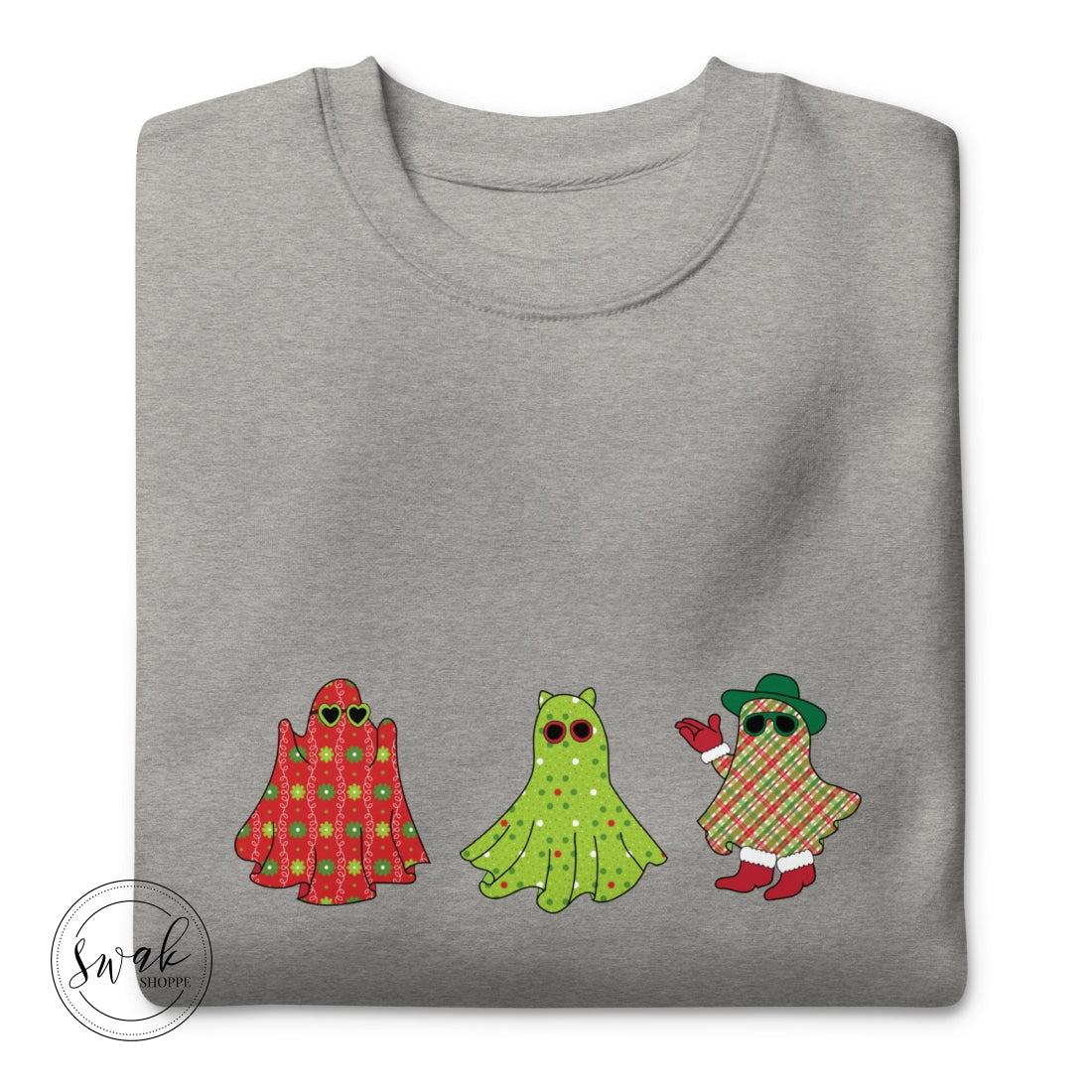Holiday Festive Ghosts Unisex Premium Sweatshirt