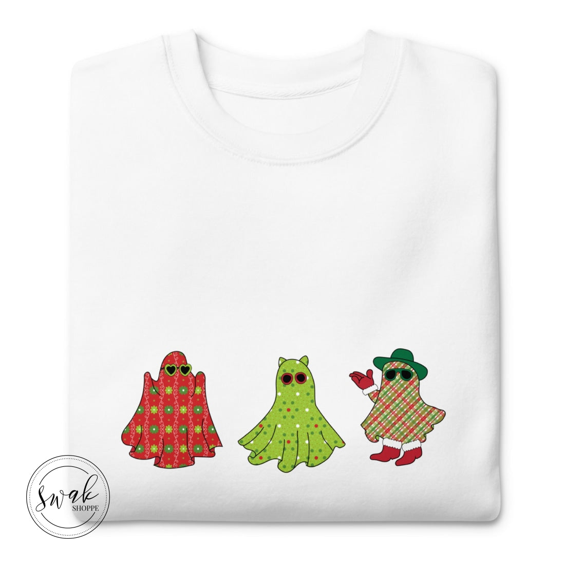 Holiday Festive Ghosts Unisex Premium Sweatshirt