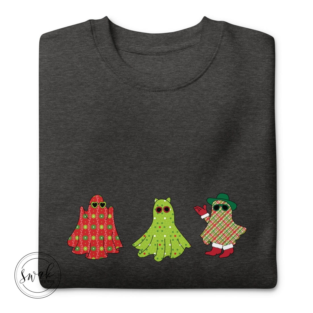 Holiday Festive Ghosts Unisex Premium Sweatshirt
