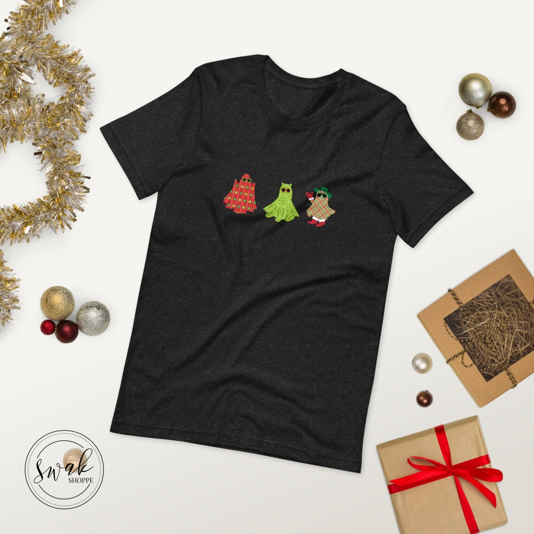 Holiday Festive Ghosts Unisex T-Shirt