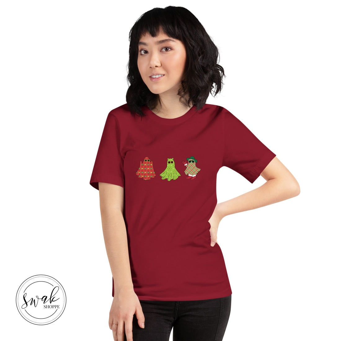 Holiday Festive Ghosts Unisex T-Shirt