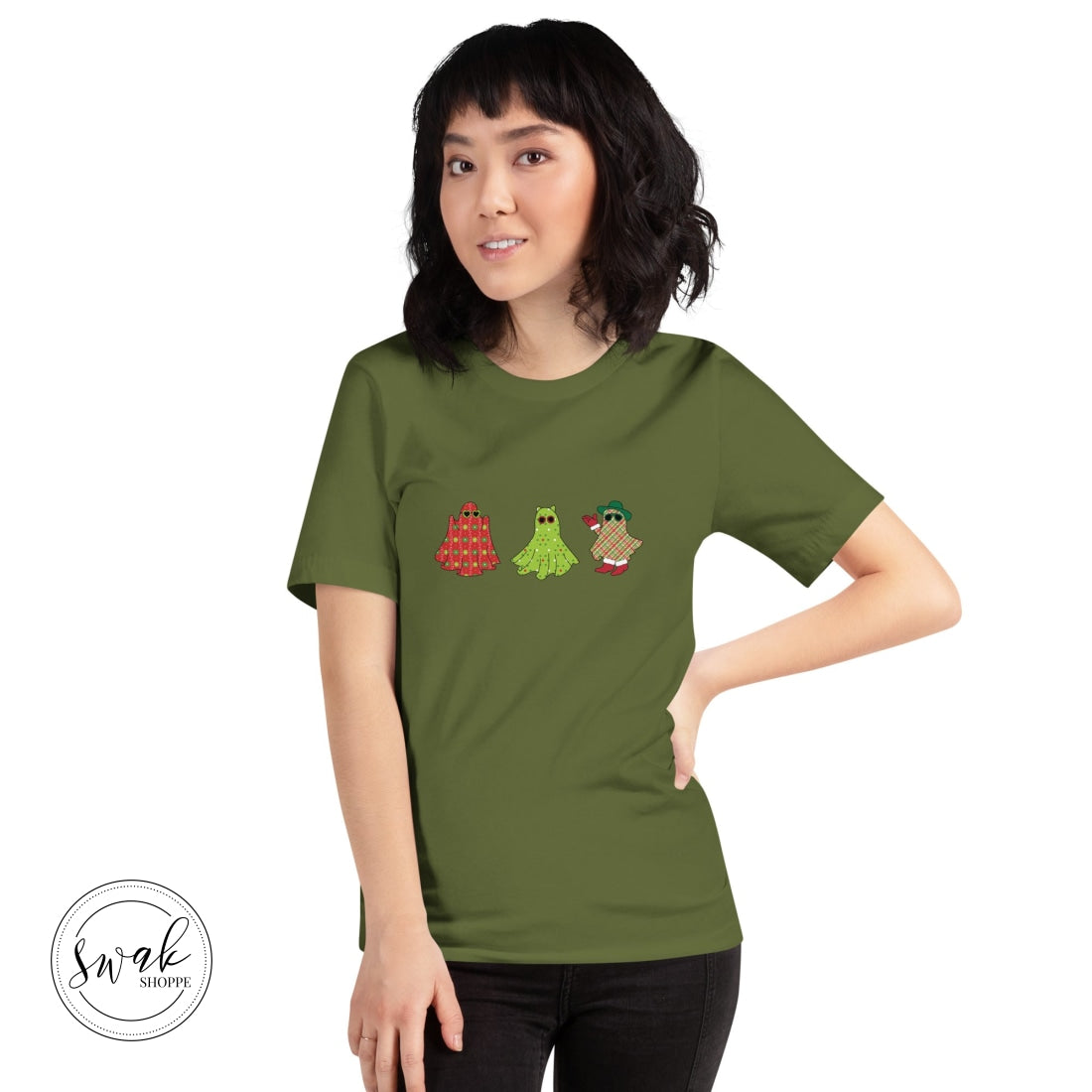 Holiday Festive Ghosts Unisex T-Shirt