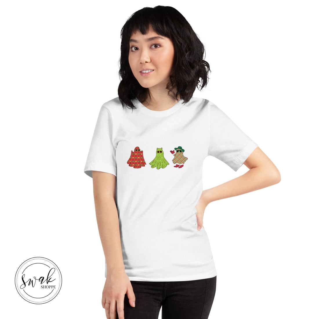 Holiday Festive Ghosts Unisex T-Shirt
