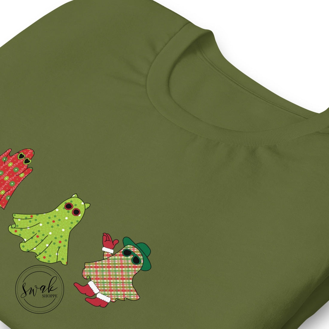 Holiday Festive Ghosts Unisex T-Shirt