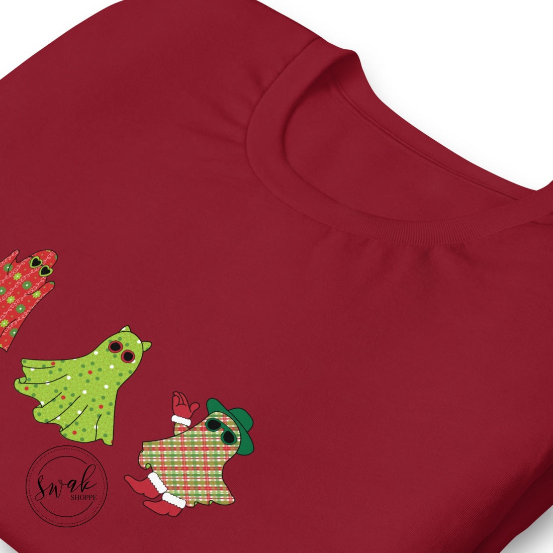 Holiday Festive Ghosts Unisex T-Shirt