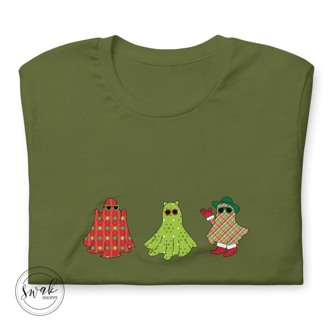 Holiday Festive Ghosts Unisex T-Shirt