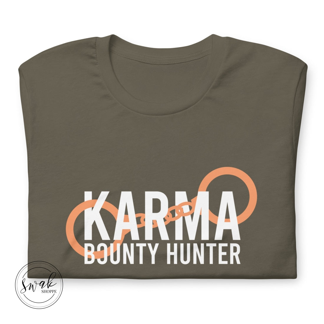 Karma Bounty Hunter White Logo Unisex T-Shirt
