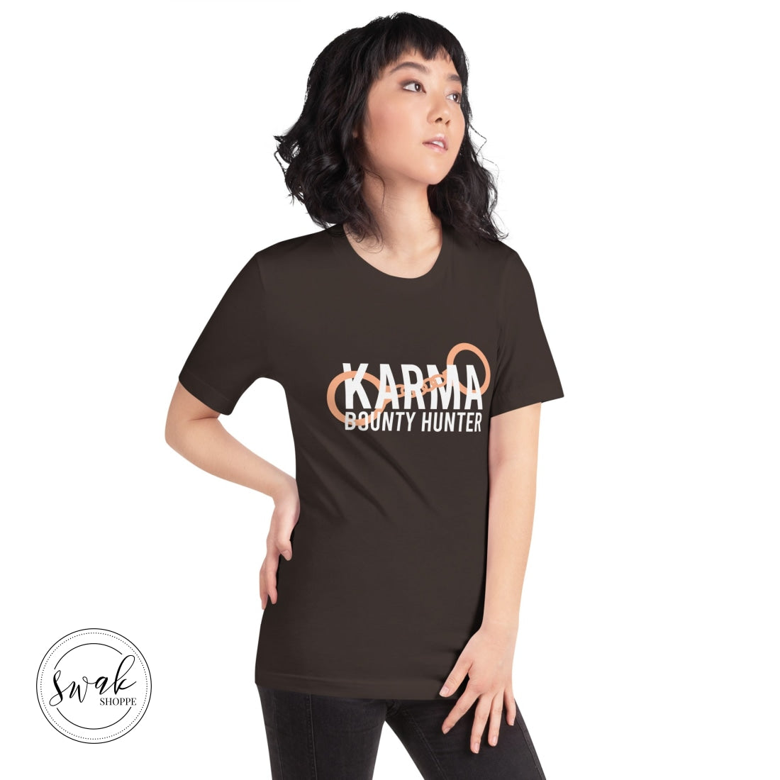 Karma Bounty Hunter White Logo Unisex T-Shirt
