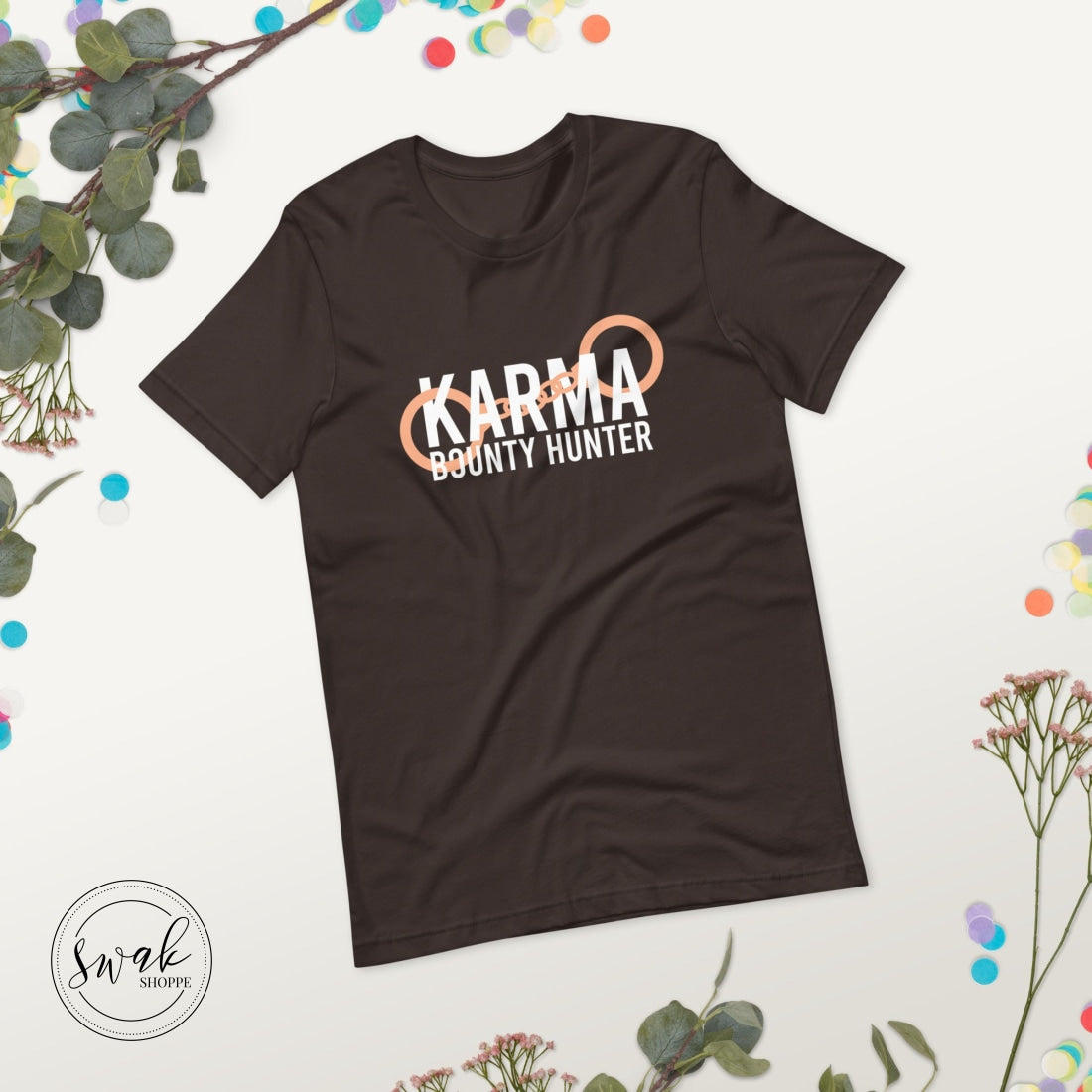 Karma Bounty Hunter White Logo Unisex T-Shirt