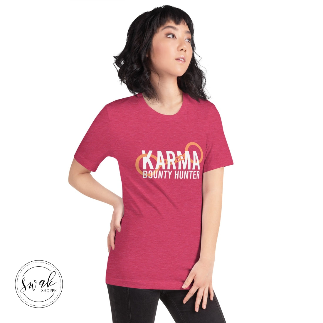 Karma Bounty Hunter White Logo Unisex T-Shirt
