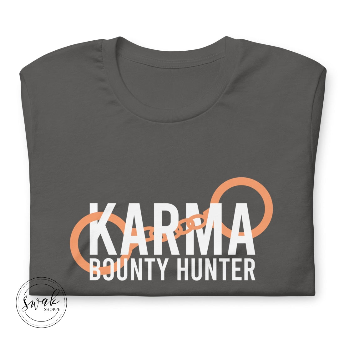 Karma Bounty Hunter White Logo Unisex T-Shirt