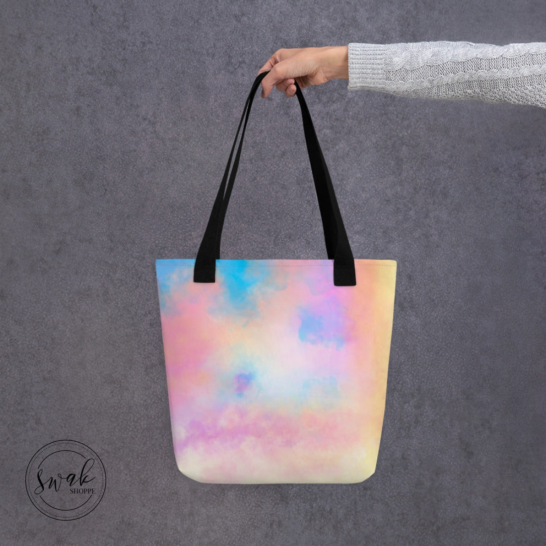Love Rainbow Cloud Tote Bag