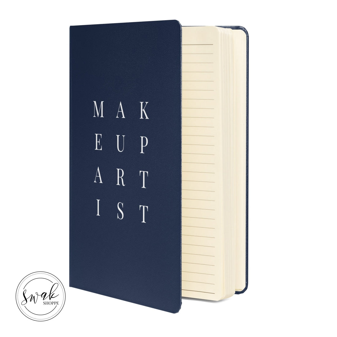 Makeup Artist Mua Text Hardcover Bound Notebook
