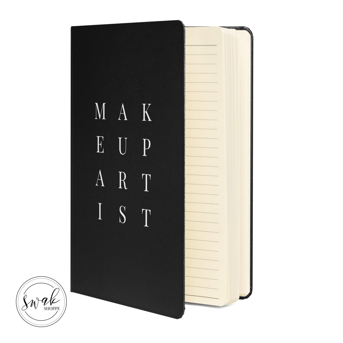 Makeup Artist Mua Text Hardcover Bound Notebook