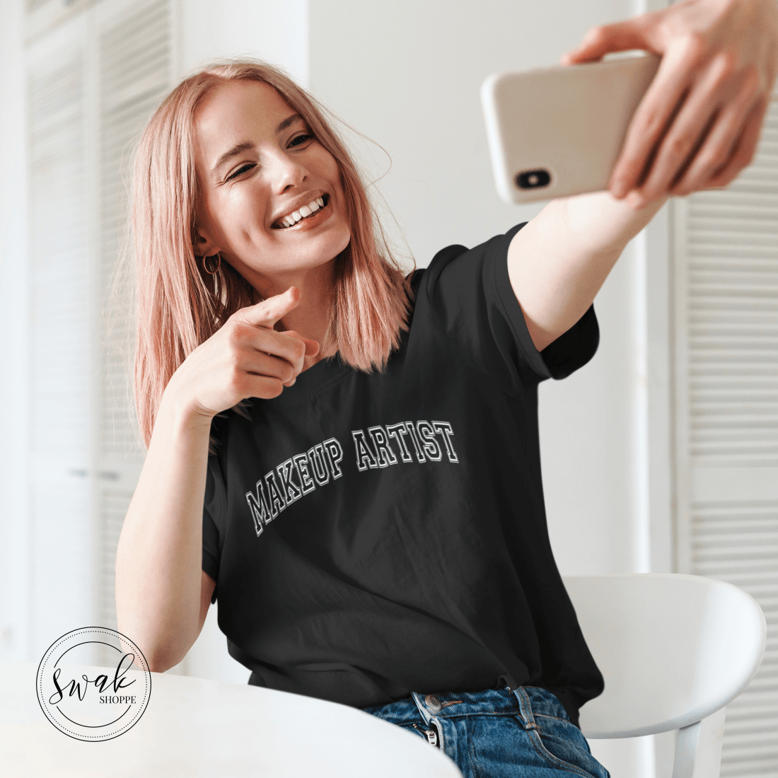 Mua Makeup Artist Varsity Unisex T-Shirt