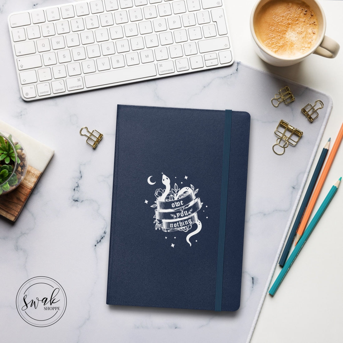 Owe You Nothing Did Something Bad Hardcover Bound Notebook