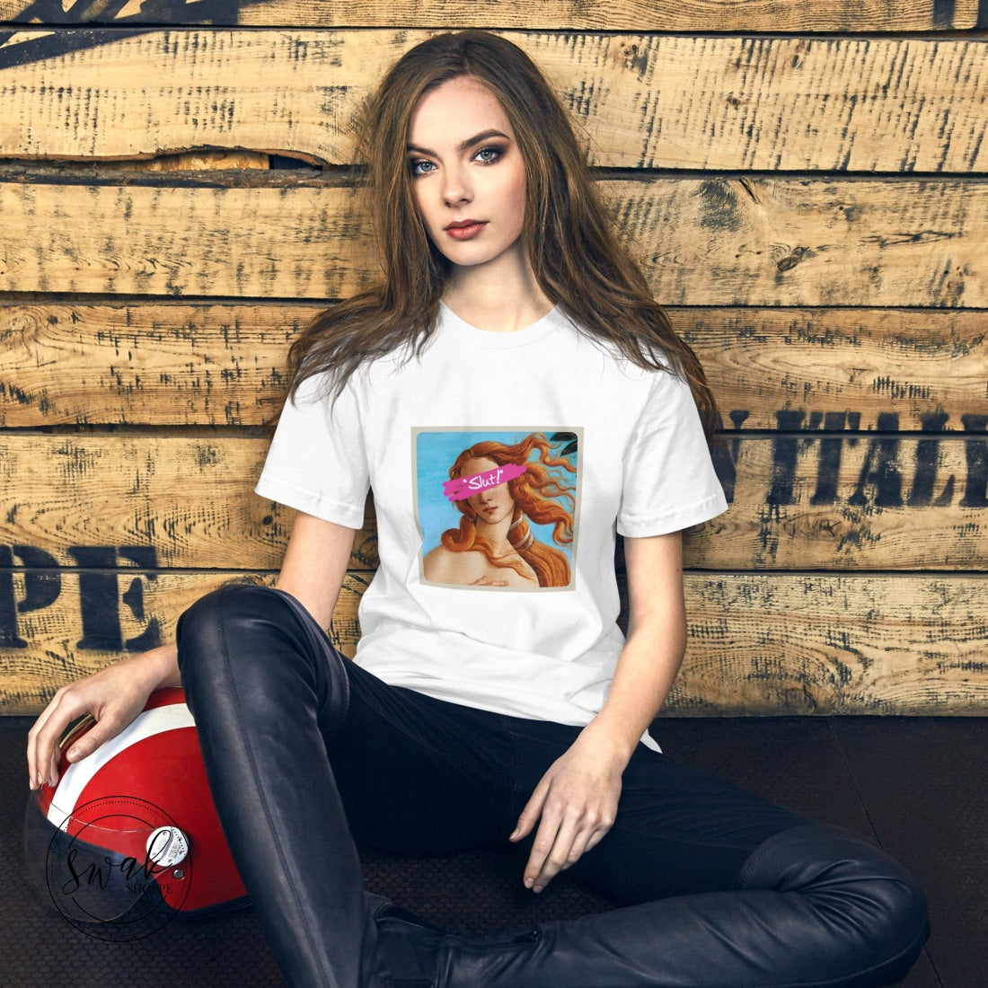 Slut! Birth Of Venus Unisex T-Shirt White / Xs