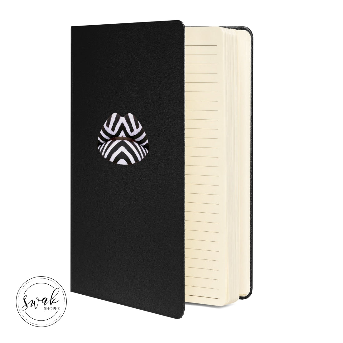 Swak Beauty Chevron Swimsuit Lip Art Hardcover Bound Notebook
