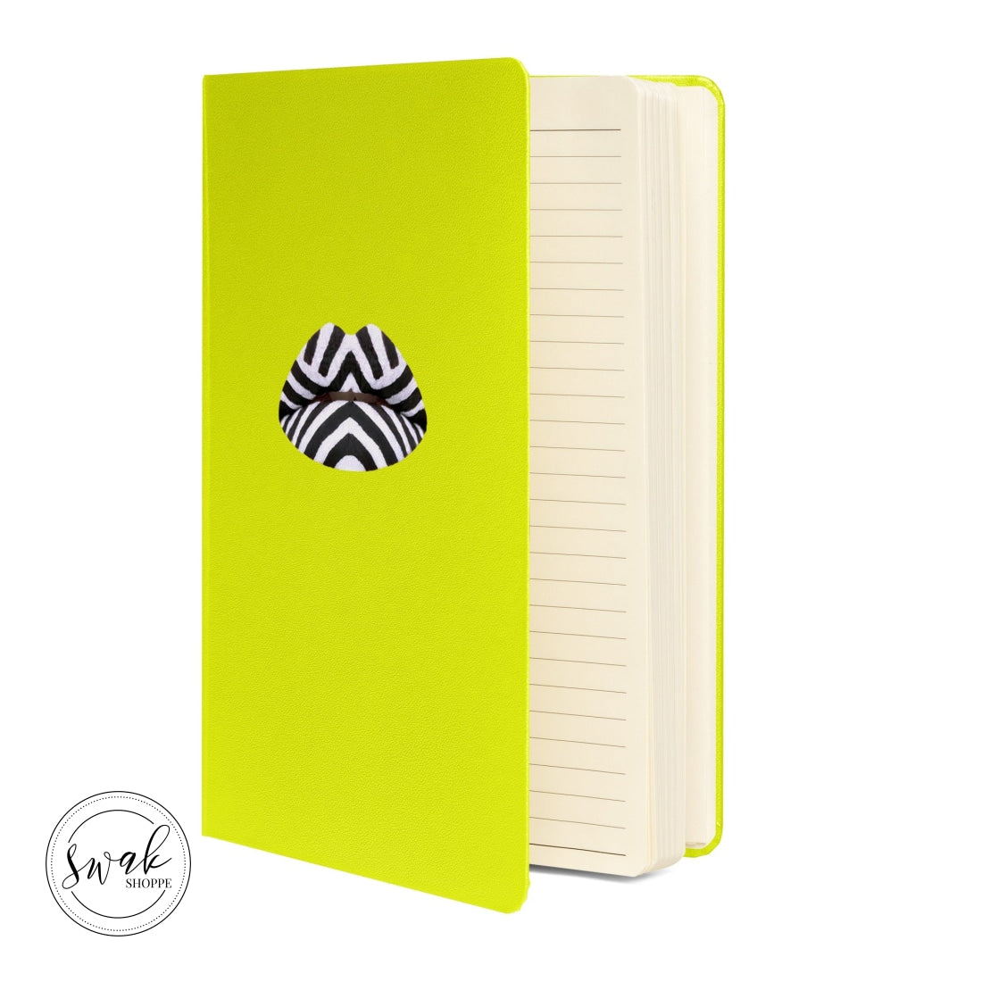 Swak Beauty Chevron Swimsuit Lip Art Hardcover Bound Notebook