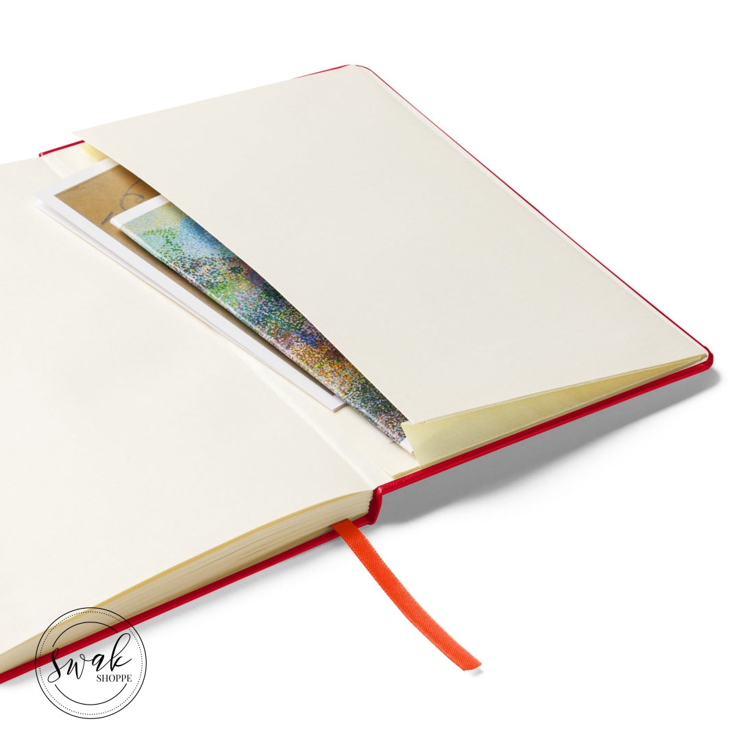 Swak Beauty Chevron Swimsuit Lip Art Hardcover Bound Notebook