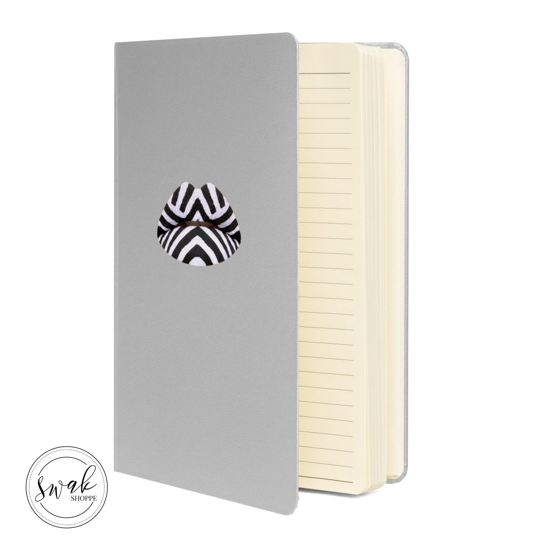 Swak Beauty Chevron Swimsuit Lip Art Hardcover Bound Notebook