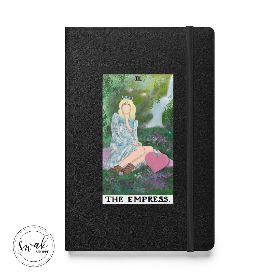 Taylor + Tarot The Empress Hardcover Bound Notebook Black