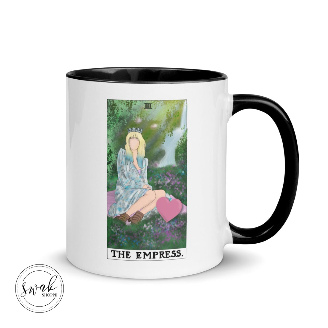 Taylor + Tarot The Empress Mug Black