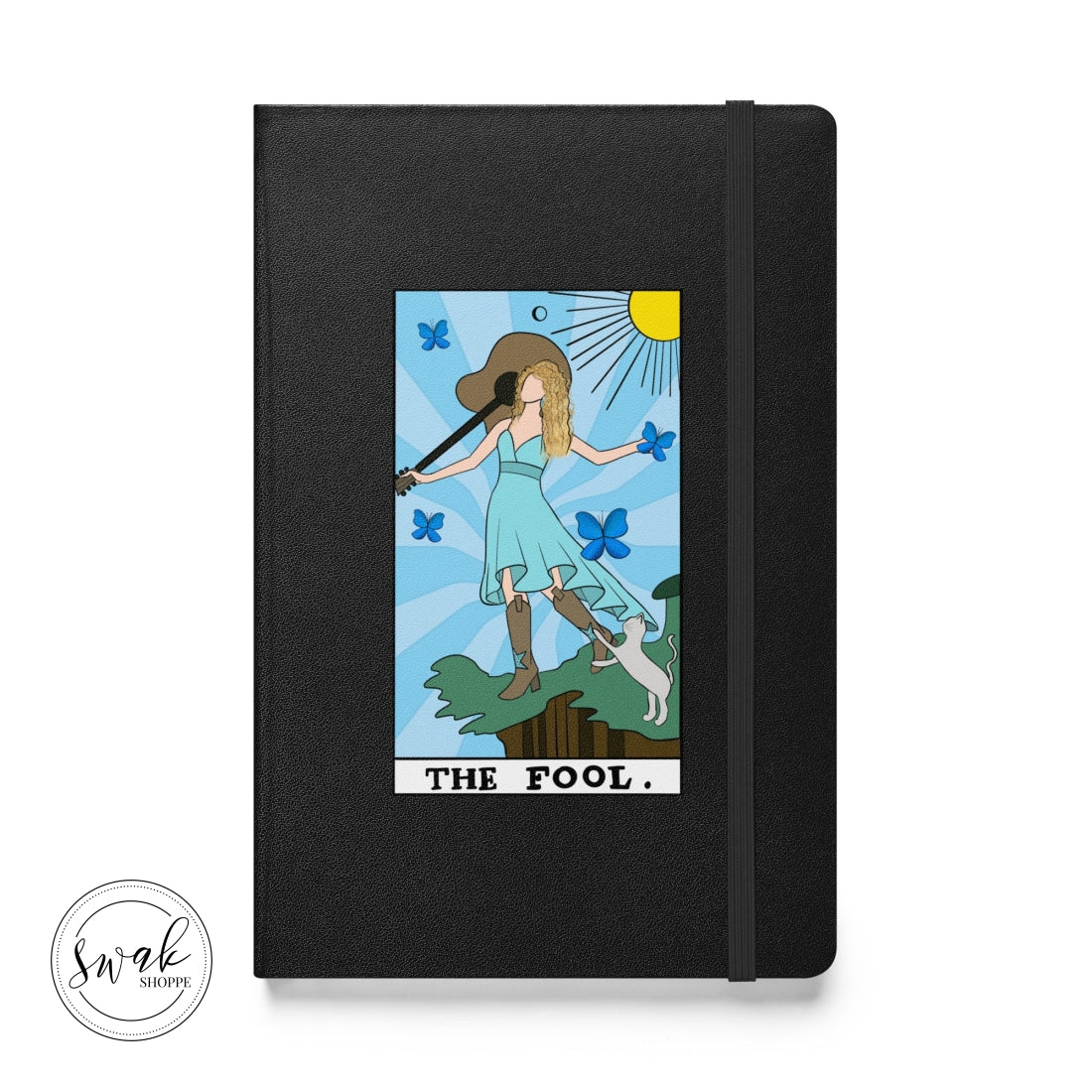 Taylor + Tarot The Fool Hardcover Bound Notebook Black