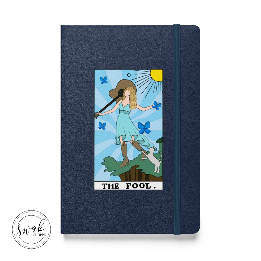 Taylor + Tarot The Fool Hardcover Bound Notebook Navy