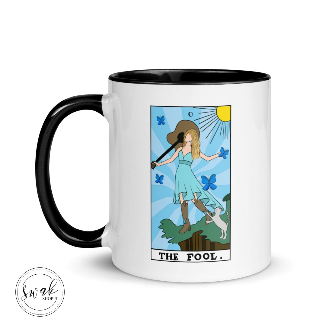 Taylor + Tarot The Fool Mug Black Mugs