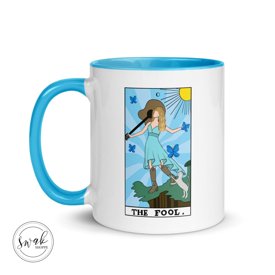 Taylor + Tarot The Fool Mug Blue Mugs