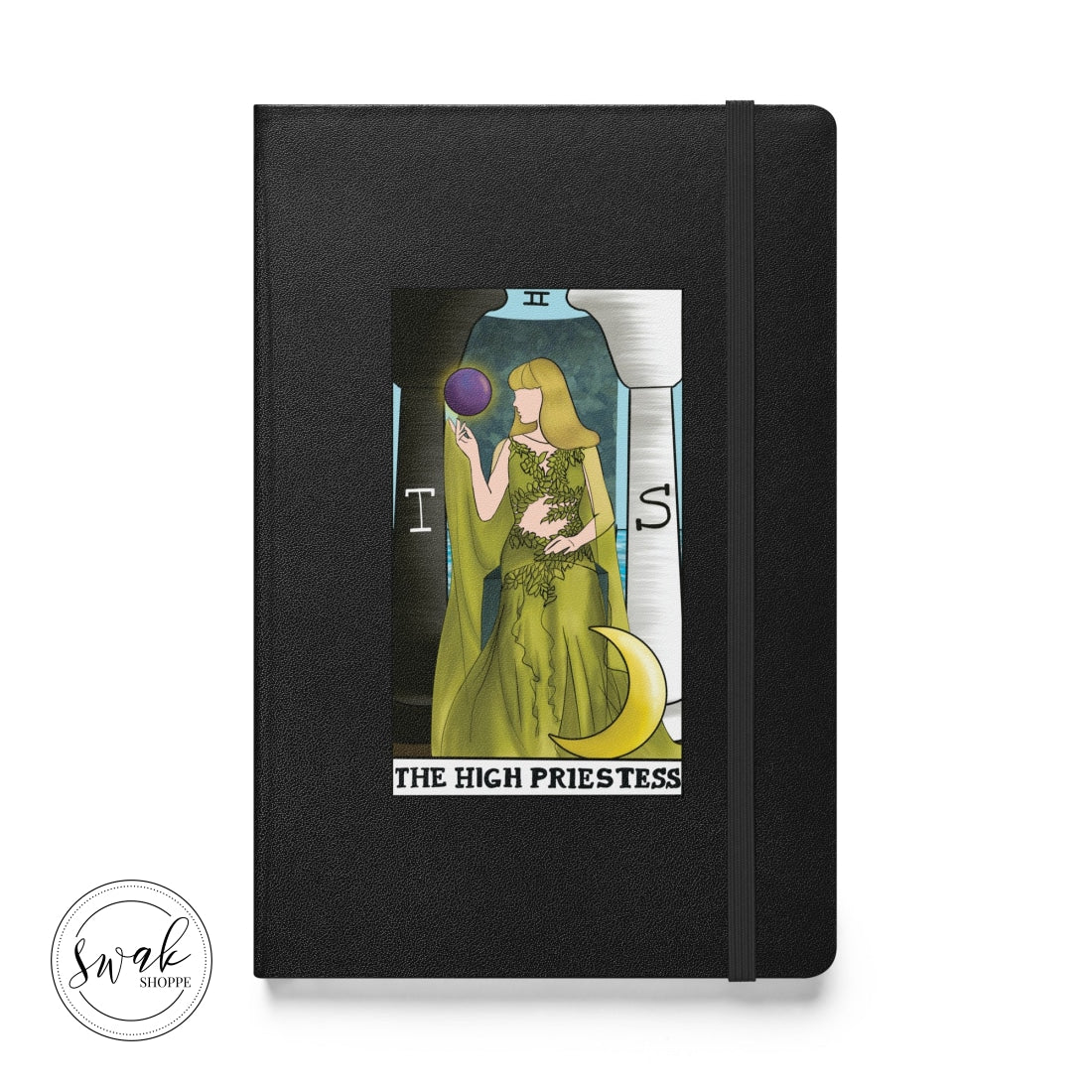 Taylor + Tarot The High Priestess Hardcover Bound Notebook Black