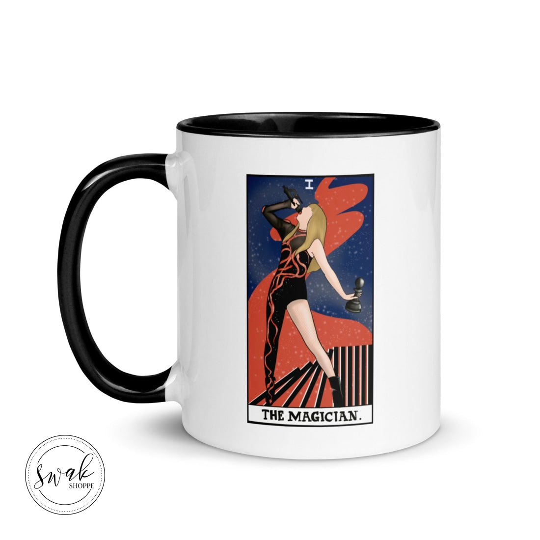 Taylor + Tarot The Magician Mug Black Mugs