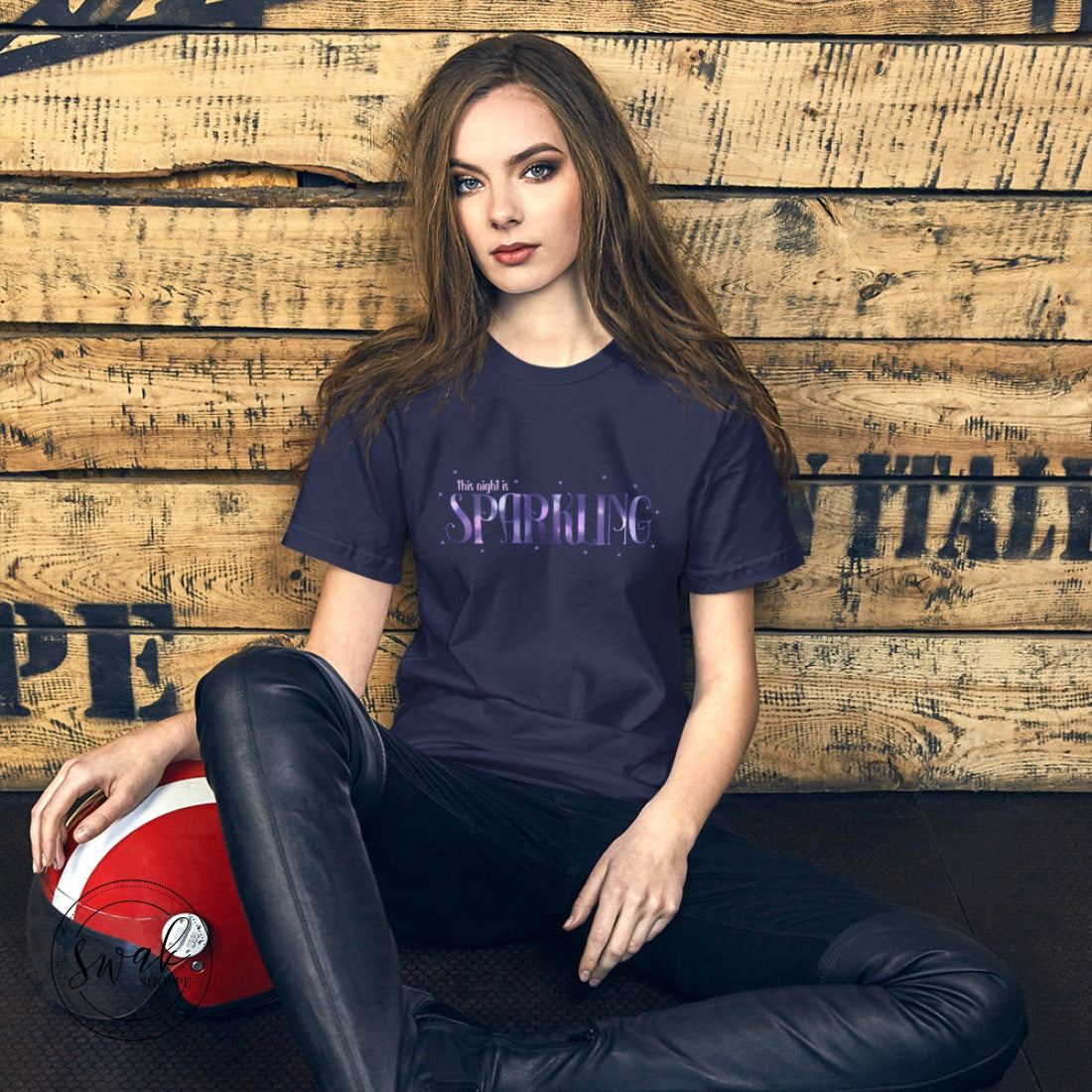 This Night Is Sparkling Unisex T-Shirt Navy / Xs