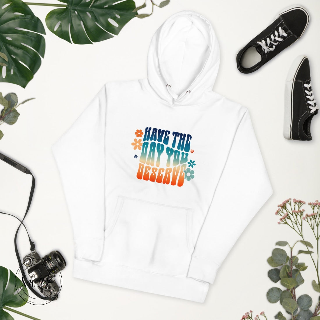Have The Day You Deserve Groovy Retro Desert Unisex Hoodie