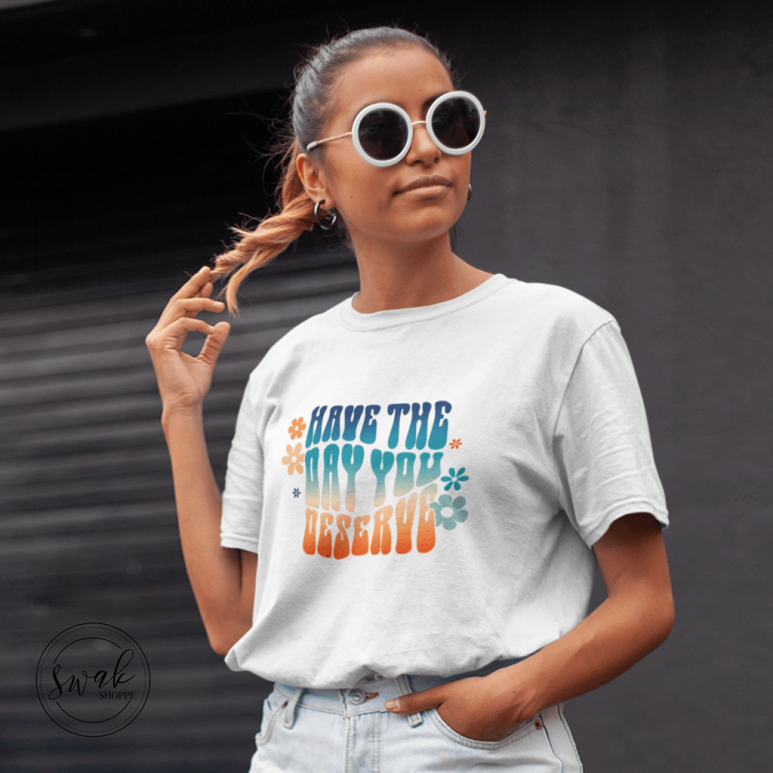 Have The Day You Deserve Groovy Retro Desert Unisex T-Shirt