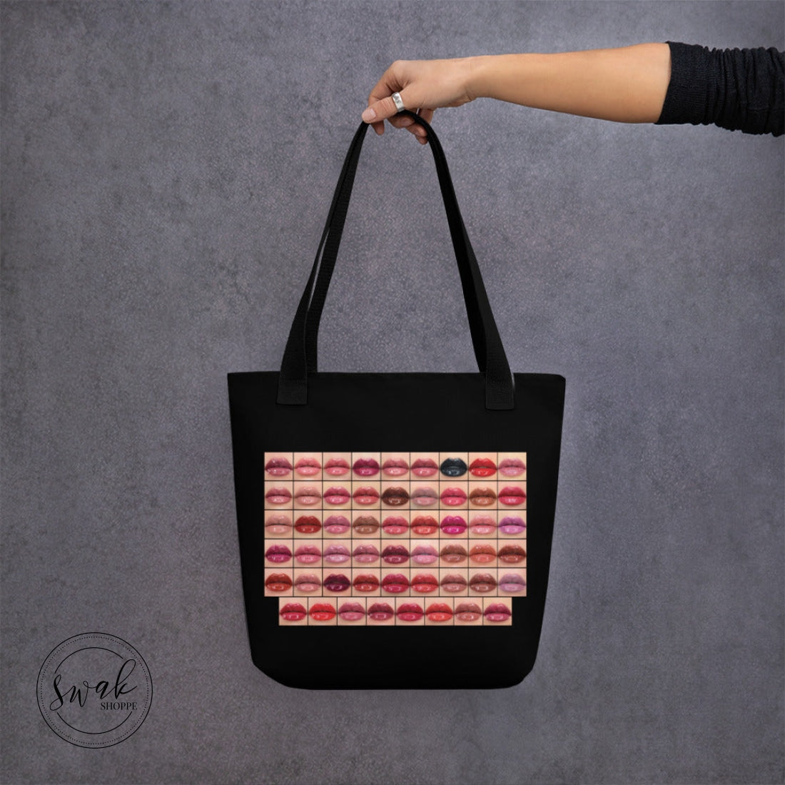 Swak Beauty Lips Collage Tote Bag