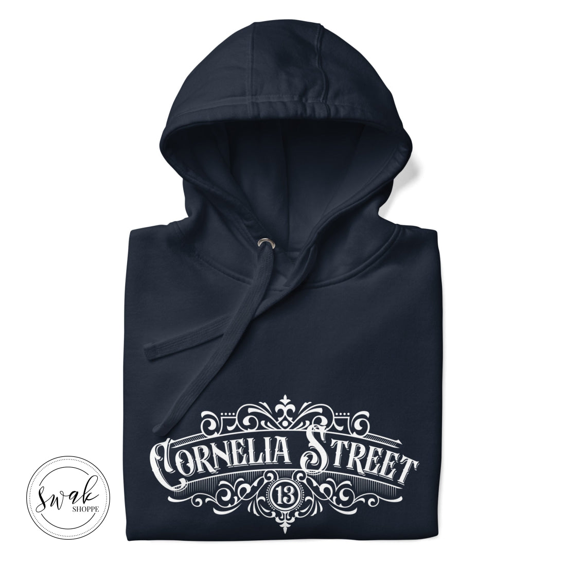 Cornelia Street Olde Shoppe Sign White Logo Unisex Hoodie