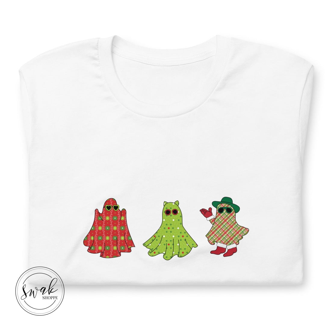 Holiday Festive Ghosts Unisex T-Shirt