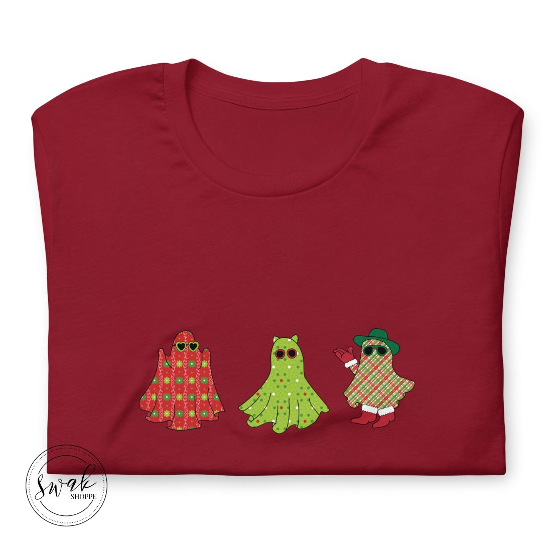 Holiday Festive Ghosts Unisex T-Shirt
