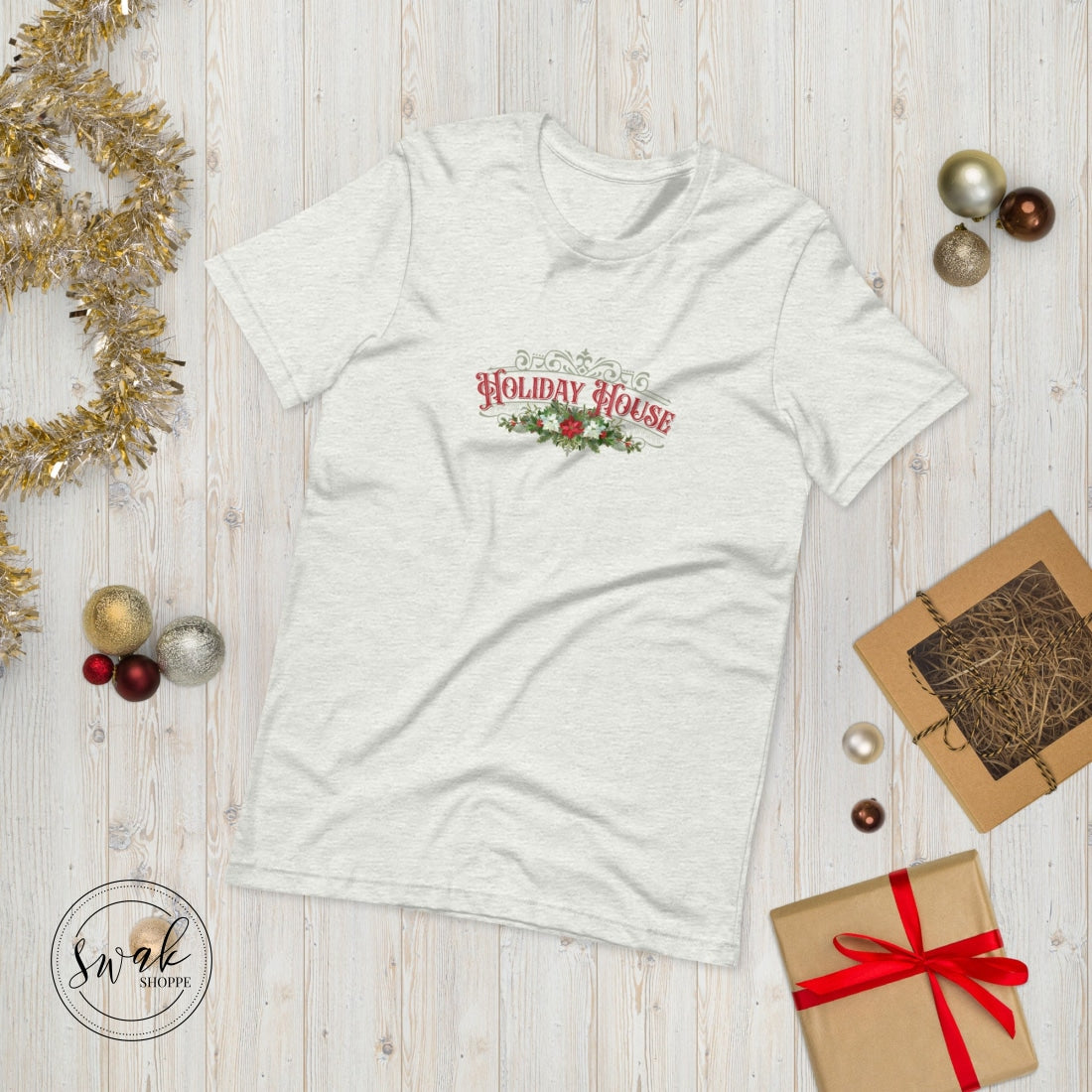 Holiday House Olde Time Sign Unisex T-Shirt Ash / S