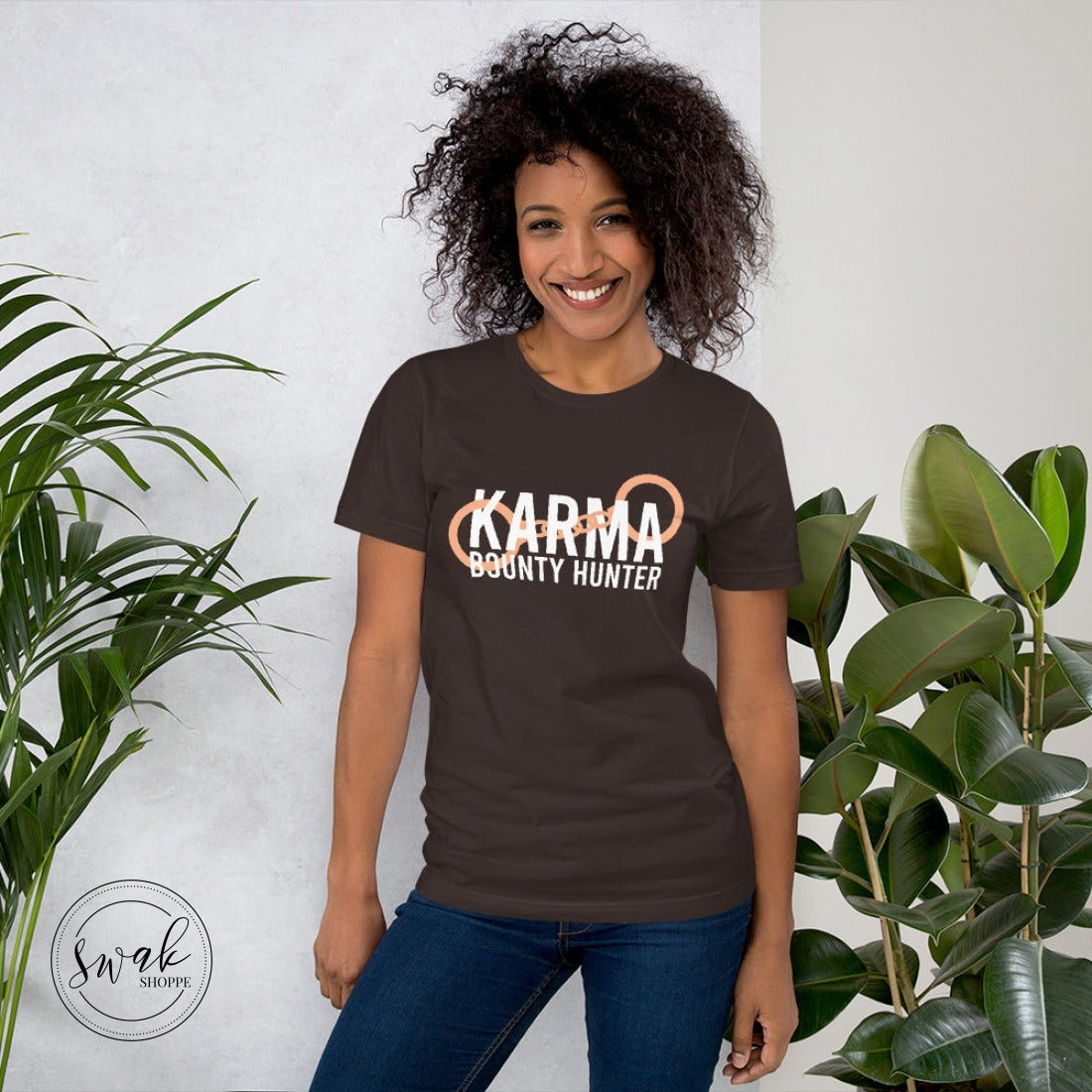 Karma Bounty Hunter White Logo Unisex T-Shirt